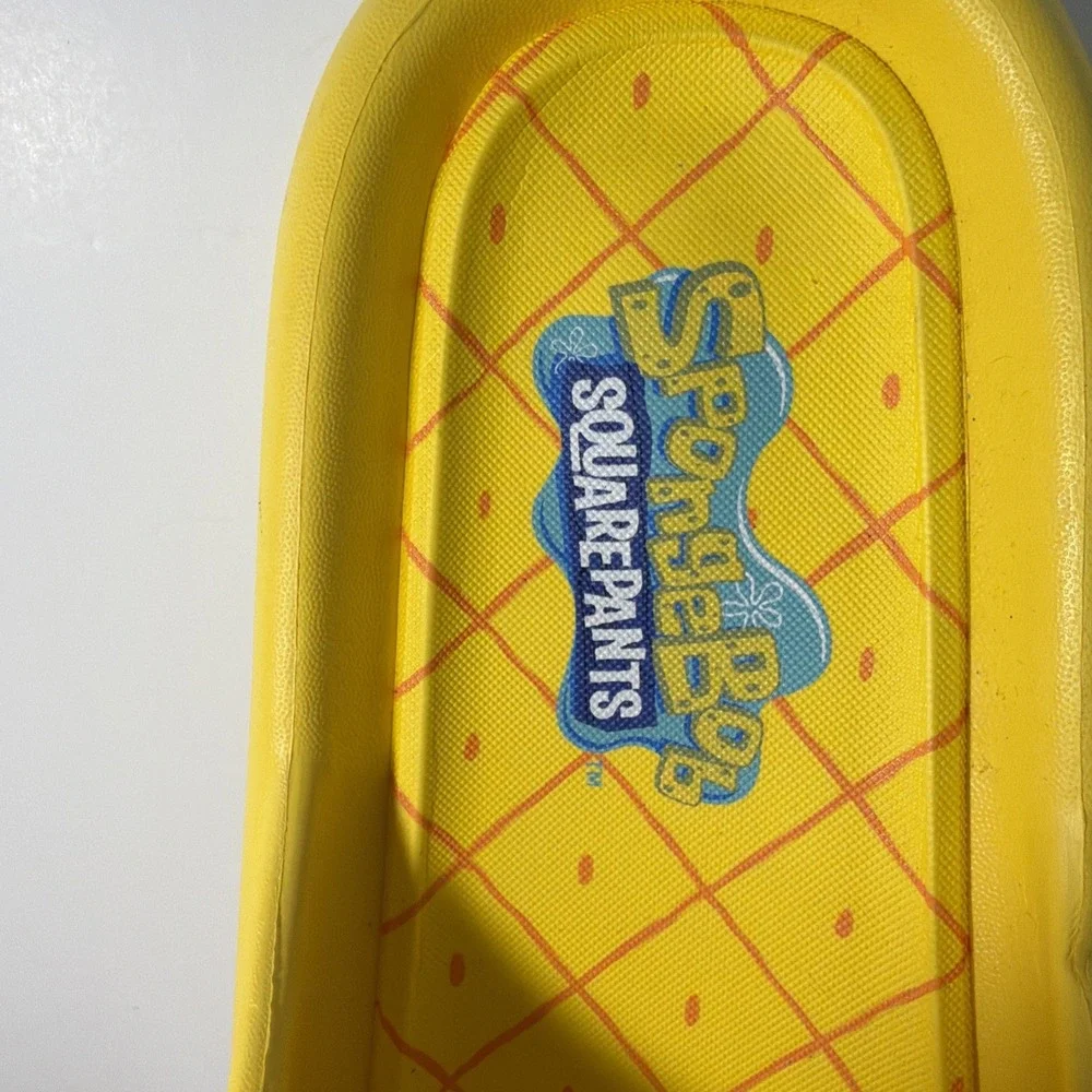 SpongeBob SquarePants Comfort Slide Sandals Mens Size 10 Ground Up